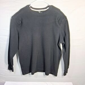 Men's 2xl 2xt 50-52 Cable Knit Baselayer Cotton Slouchy Thermal Shirt